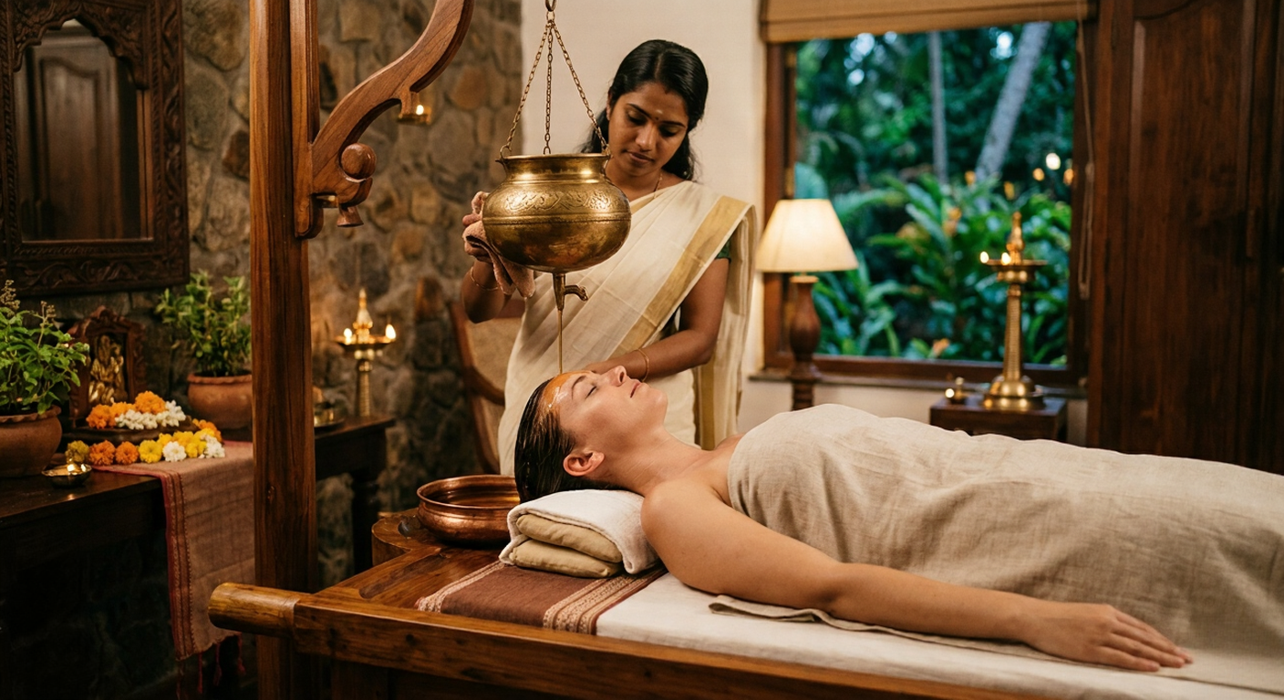 Shirodhara Therapy Banner
